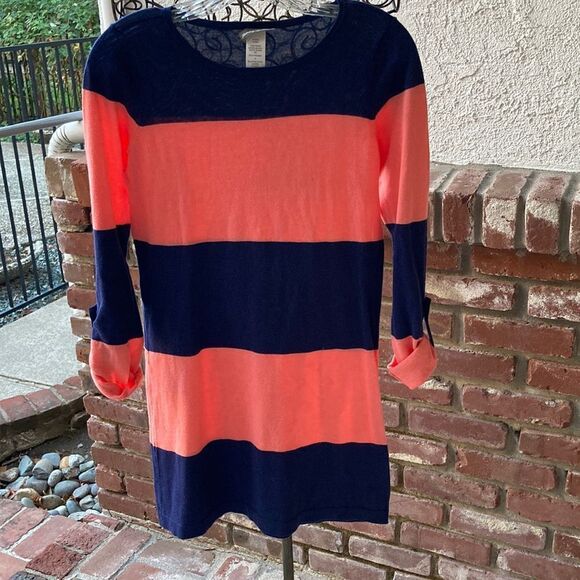 EUC Tommy Bahama Striped Long Line Tunic Size S/P - Picture 1 of 7